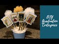 DIY graduation centerpiece:   graduation party idea