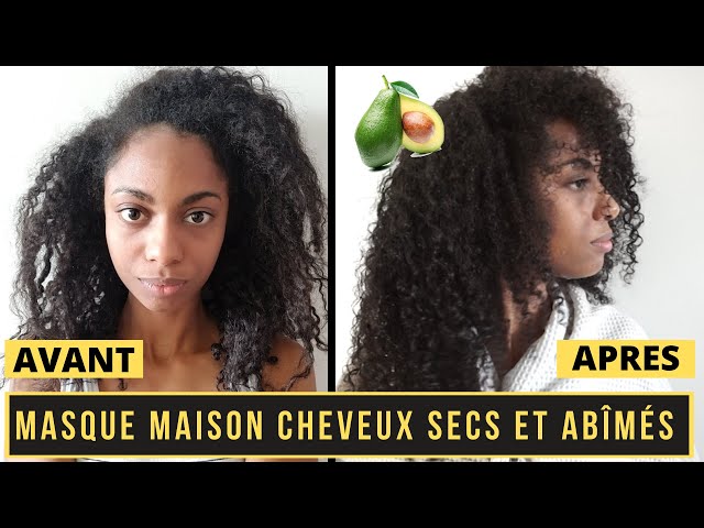 MASQUE MAISON CHEVEUX TRÈS SEC | Recette soin hydratant maison pour cheveux  crépus et frisés abîmés - YouTube