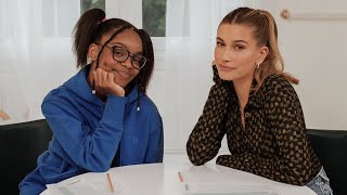Marsai Martin & Hailey Bieber decorate cupcakes & practice for the SATs | WHO’S IN MY BATHROOM?