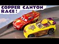 Cars Copper Canyon Speedway Racing with Lightning McQueen