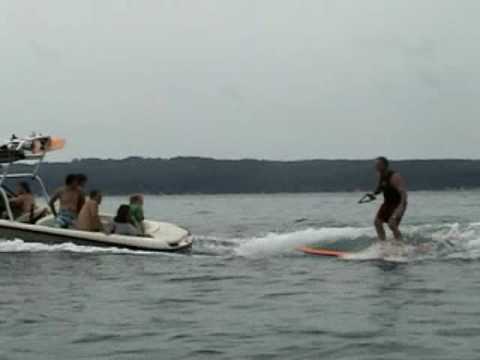 Jimmy Wake Boat Surfing 2