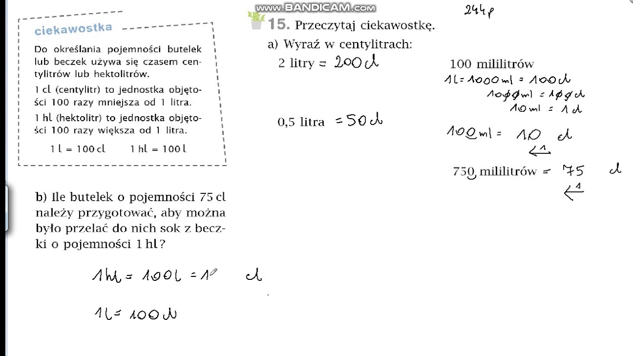 Diagnoza Gwo Matematyka Klasa 5 GWO matematyka z plusem klasa 5 z. 15 str 244p - YouTube