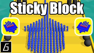 Sticky Block - Gameplay Part 1 - First Levels 1 - 30 (iOS - Android) screenshot 4