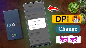 How to DPI Settings Turn ON/OFF  in iQOO Z10 5G | iQOO Z10 me DPI Change Kaise Kare