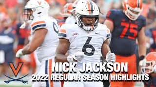 Nick Jackson 2022 Regular Season Highlights | Virginia LB