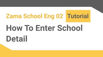 How to add your school basic information |School Management Software| |ENG Version|
