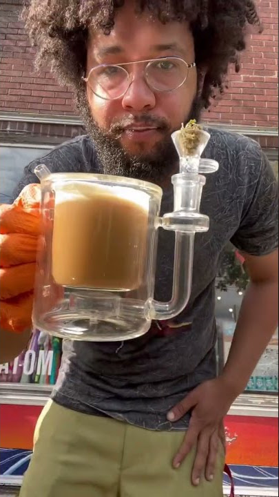 Start your morning off right with this #coffee mug #bong