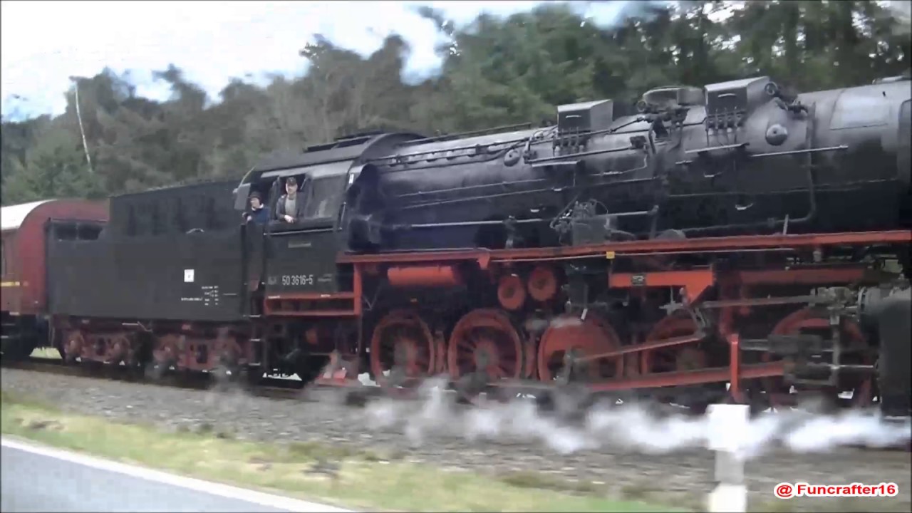 Sonderfahrt mit 50 3616-5 von Schwarzenberg nach Johanngeorgenstadt am 14.04.2017