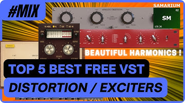 Top 5 Best FREE VST Plugins DISTORTION / EXCITERS (+LINKS) #preamp #tube #guitar