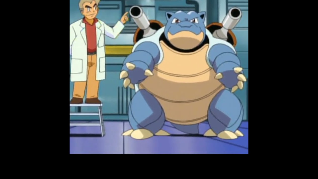 Blastoise blast to Professor Oak😆 