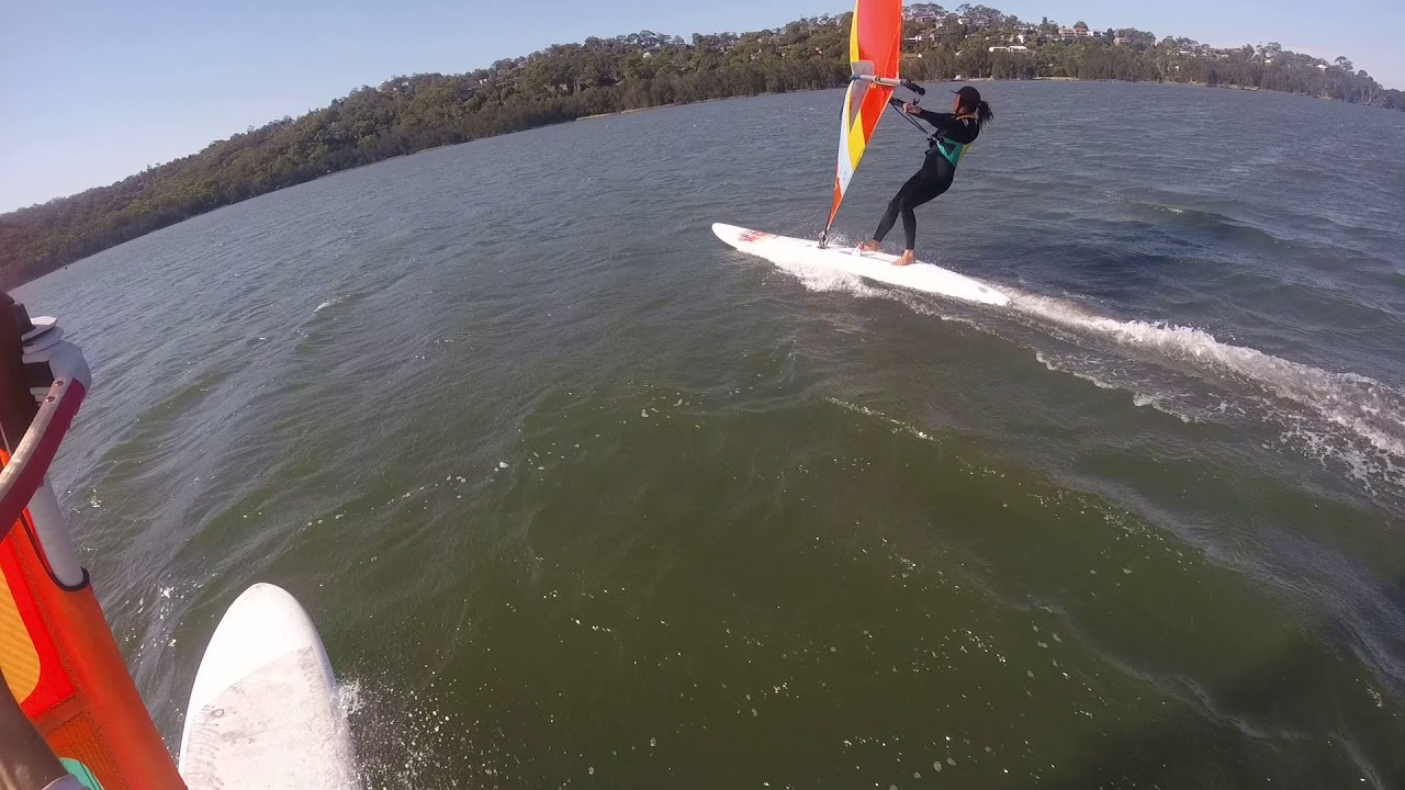 Windsurfing Hifly Narrabeen Lakes YouTube