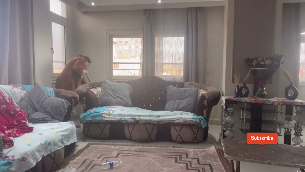 تحدي الكسل روتين تنضيف البيت بالكامل روتيني اليومي شوية نضافة وروقان يلا اتشجعوا معايا 