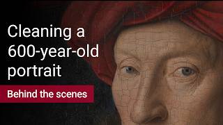 Cleaning Jan van Eyck’s 'intimidating' 600-year-old portrait | National Gallery