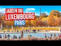 LUXEMBOURG GARDENS - PARIS in AUTUMN 4K