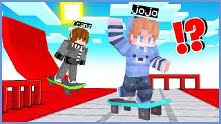 Download Lagu JOJO \u0026 FRANZ CHALLENGE BERMAIN SKATEBOARD di MINECRAFT MP3