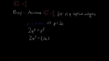 Proof for Irrationality of the Cube Root of 2