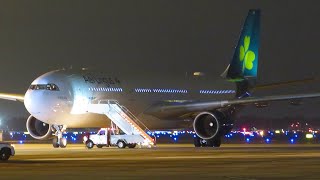 [EMERGENCY DIVERSION] WINDY Aer Lingus Airbus A330302 Landing in Daytona Beach