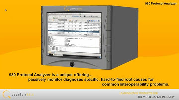 Passive Monitoring HDMI Source and Sink with Quantum Data 980 Protocol Analyzer -