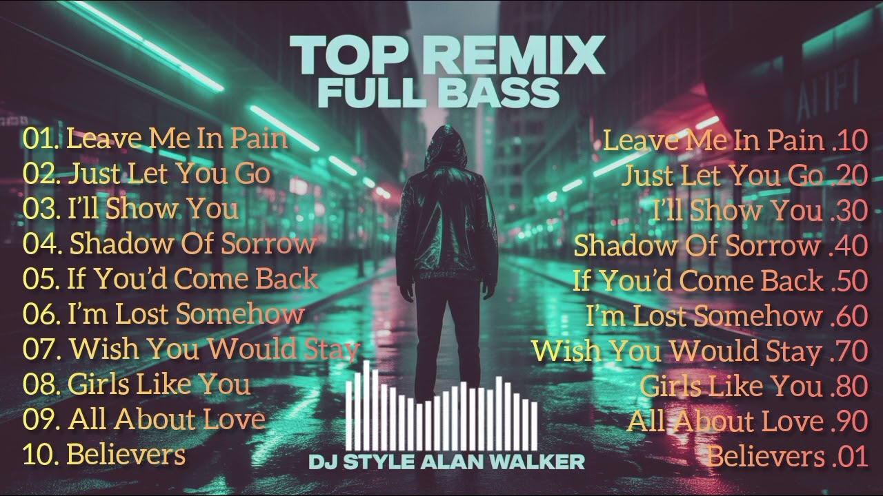 TOP REMIX FULL BASS || ALAN WALKER STYLISH MIX VOL-2 #EDM #chill #vibes 