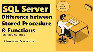 Difference between Stored Procedure and Function in SQL #sql