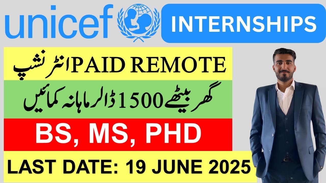 How to Apply for UNICEF Remote Internships in 2025 - YouTube