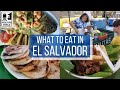 El Salvador: What to eat in El Salvador