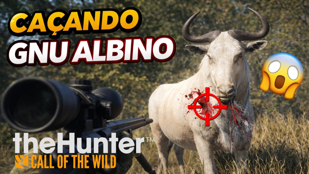 ENCONTREI UM GNU ALBINO… E QUASE PERDI 😳 | THE HUNTER CALLY OF THE WILD