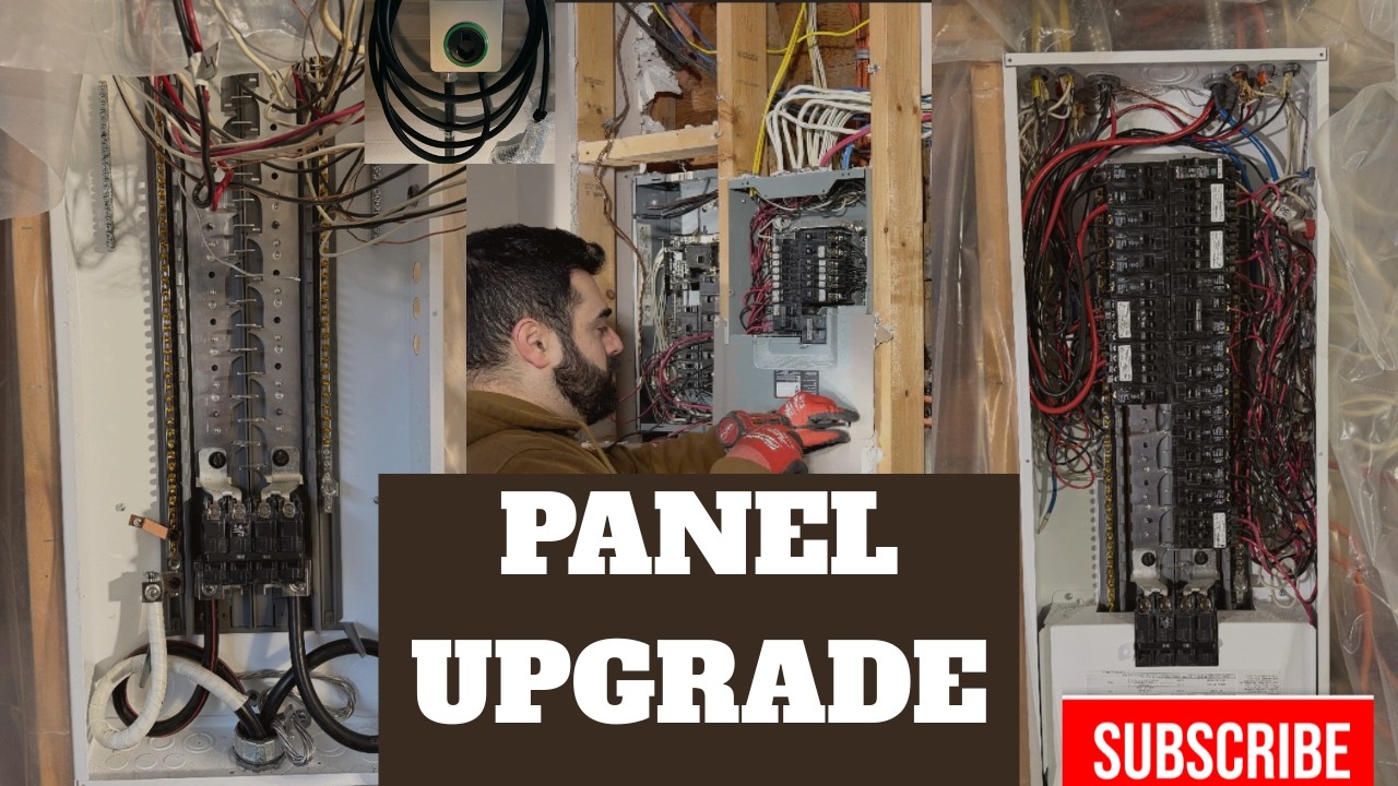 Panel Upgrade on Job Site - YouTube