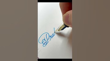 Prathamesh - name handwriting with fountain pen #calligraphy #fountainpen #satisfying #handwriting