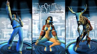TimeSplitters: Future Perfect - All Characters and Animations List 4K PS2 (PCSX2)