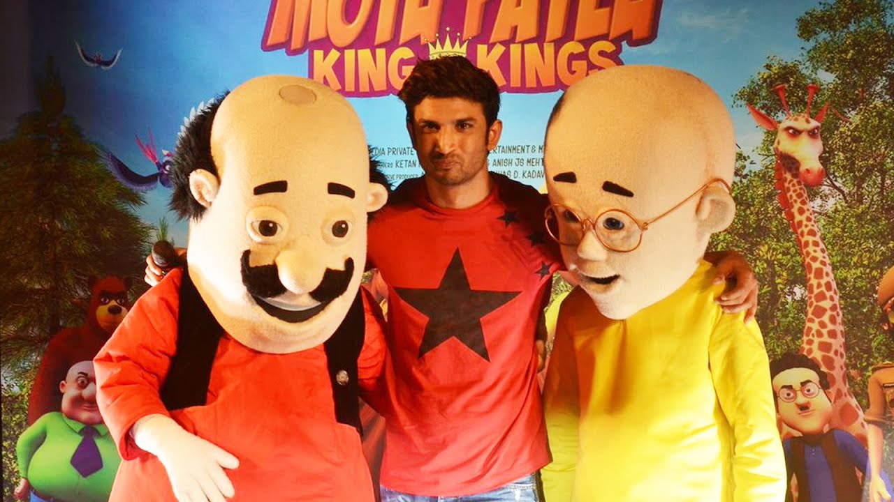 Motu Patlu King Of Kings 3d Trailer Launch Sushant Singh Rajput