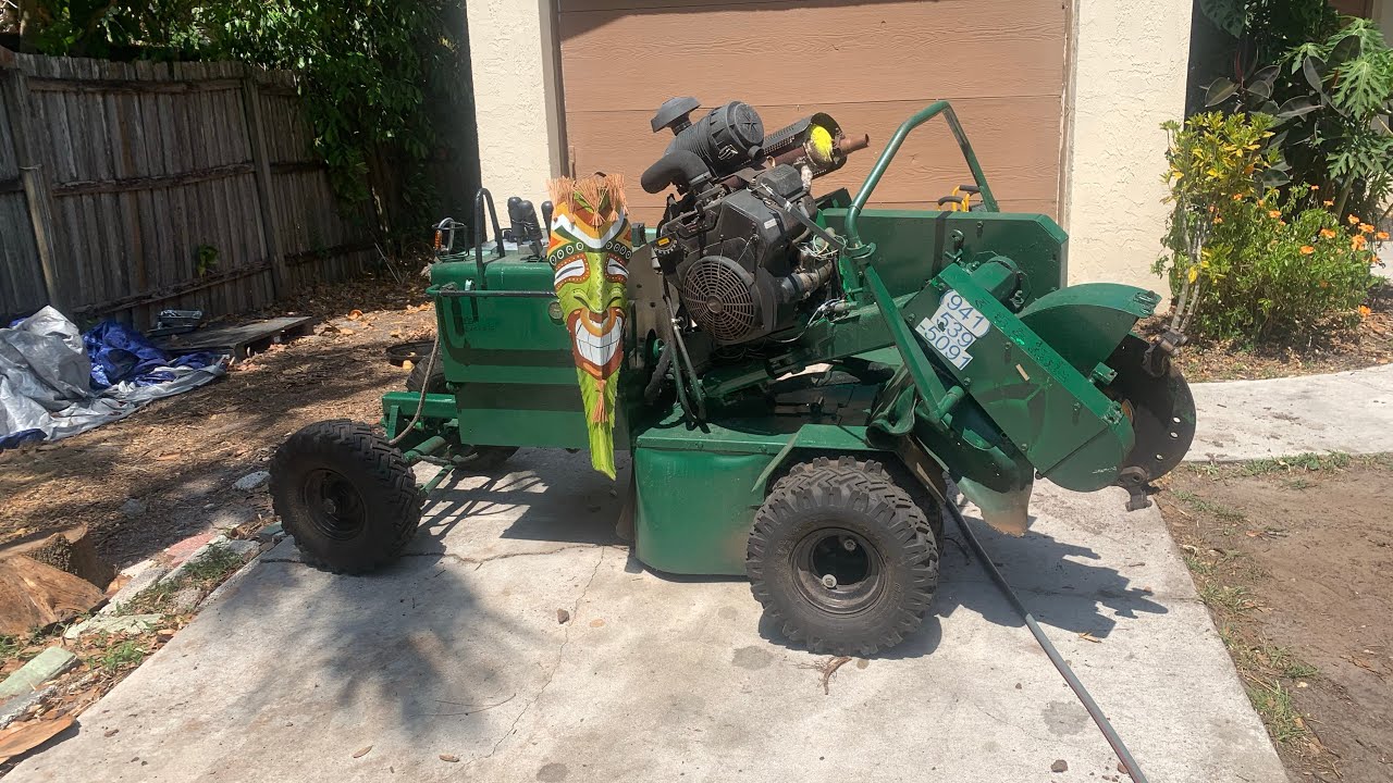 Before & after pictures of different stumpgrinding jobs with my SC 252