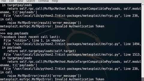 Python: Metasploit automation using msfrpc and pymetasploit - part3