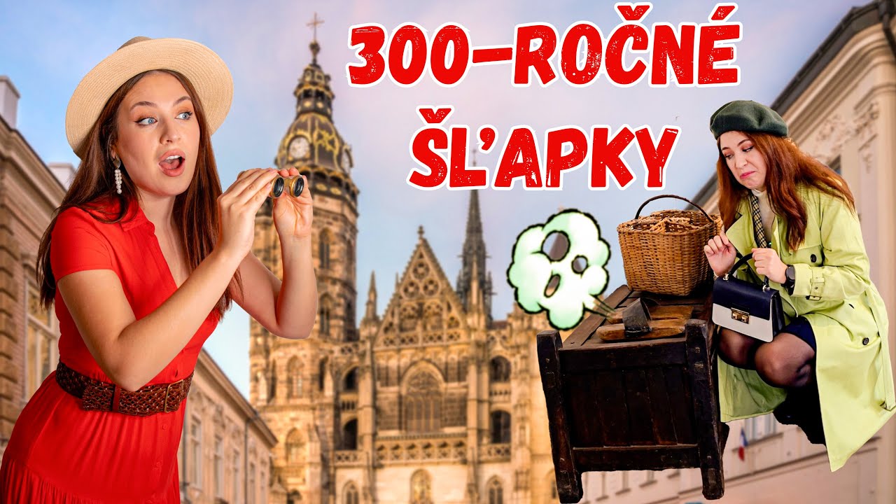 AKO VYZERAJÚ 300-ROČNÉ ŠĽAPKY? 😳🩴👀 videla som košické podzemie 🙉