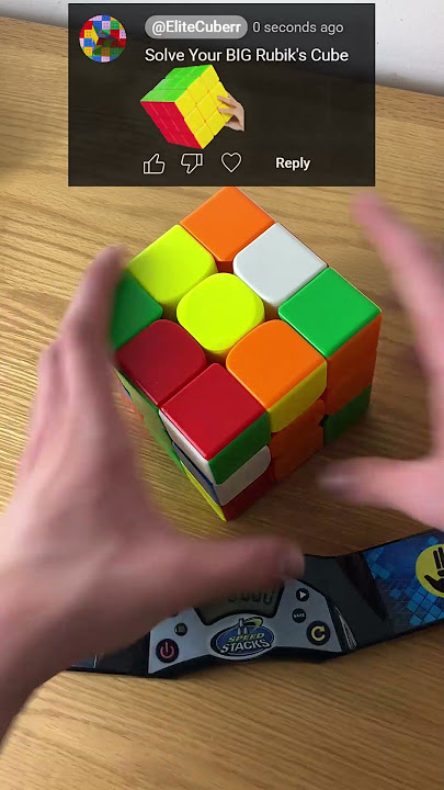 Solving My Big MoYu Cube🎁