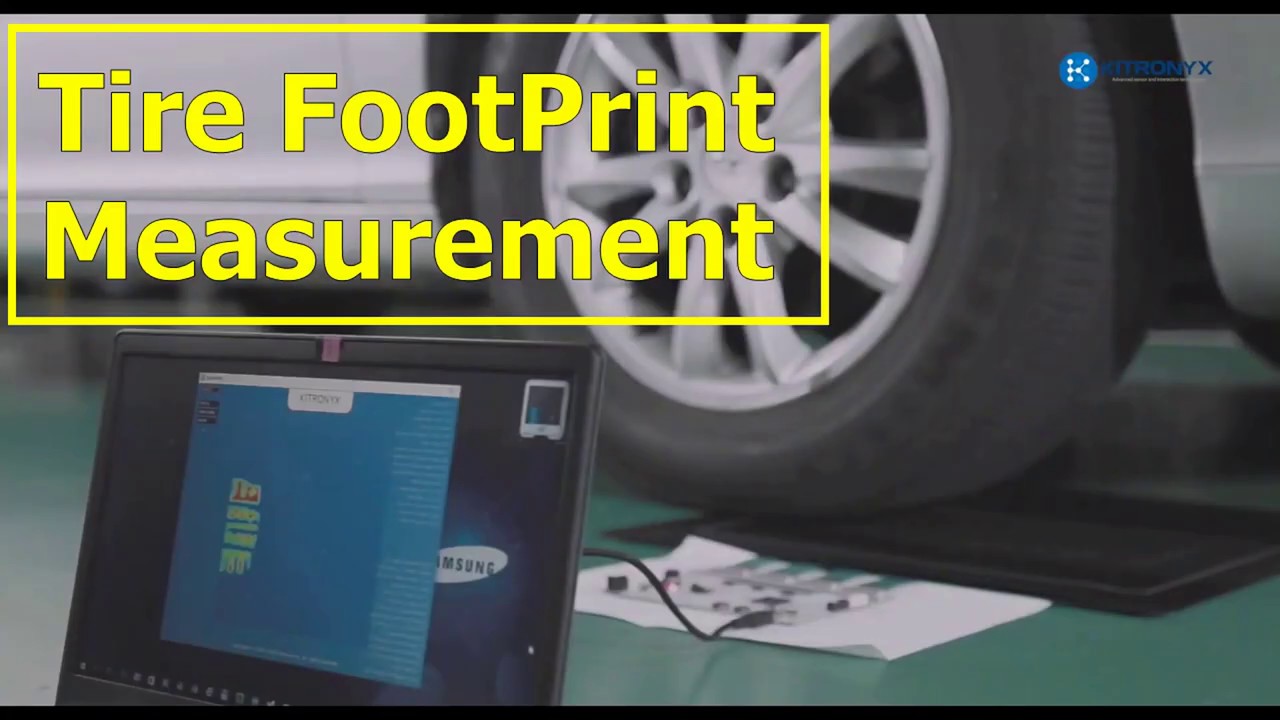 Tire Foot Print Measurement 타이어 접지압 측정 YouTube