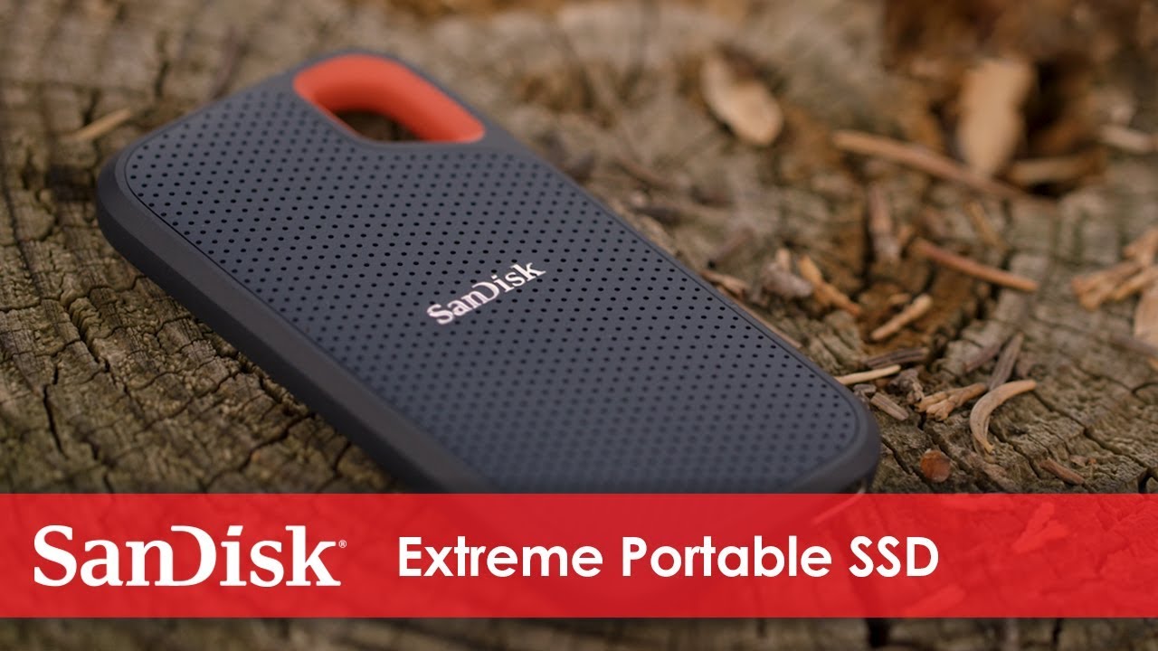 Disque externe SSD SanDisk Extreme Portable 1 To on