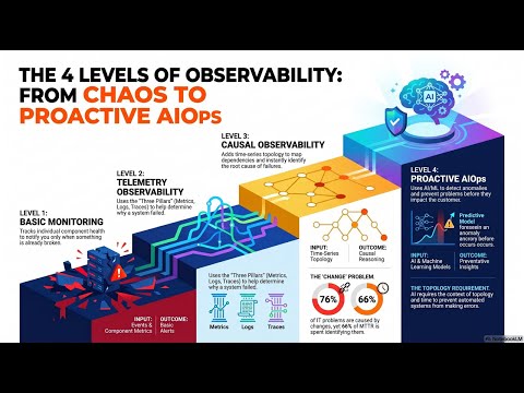 Mastering the Observability Maturity Model from Monitoring to AIOps