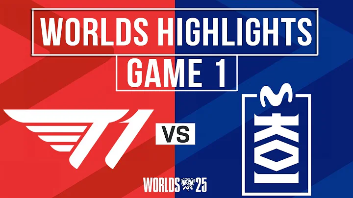 T1 vs MKOI Highlights Game 1 | Worlds 2025 Swiss Stage | T1 vs Movistar KO