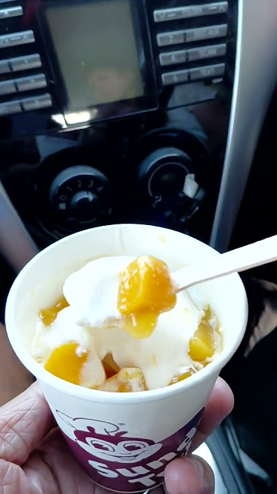 Mango Jelly Sundae at Jollibee #Sundae #icecream #dessert #coolers #summer #sun #sweet #jollibee