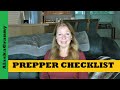 Prepping For Beginners Beginner Prepper Checklist  Viewer Thank You