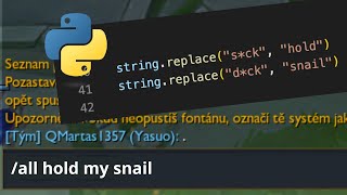 Fixing LoL toxicity in 56 seconds using Python Net Worth
