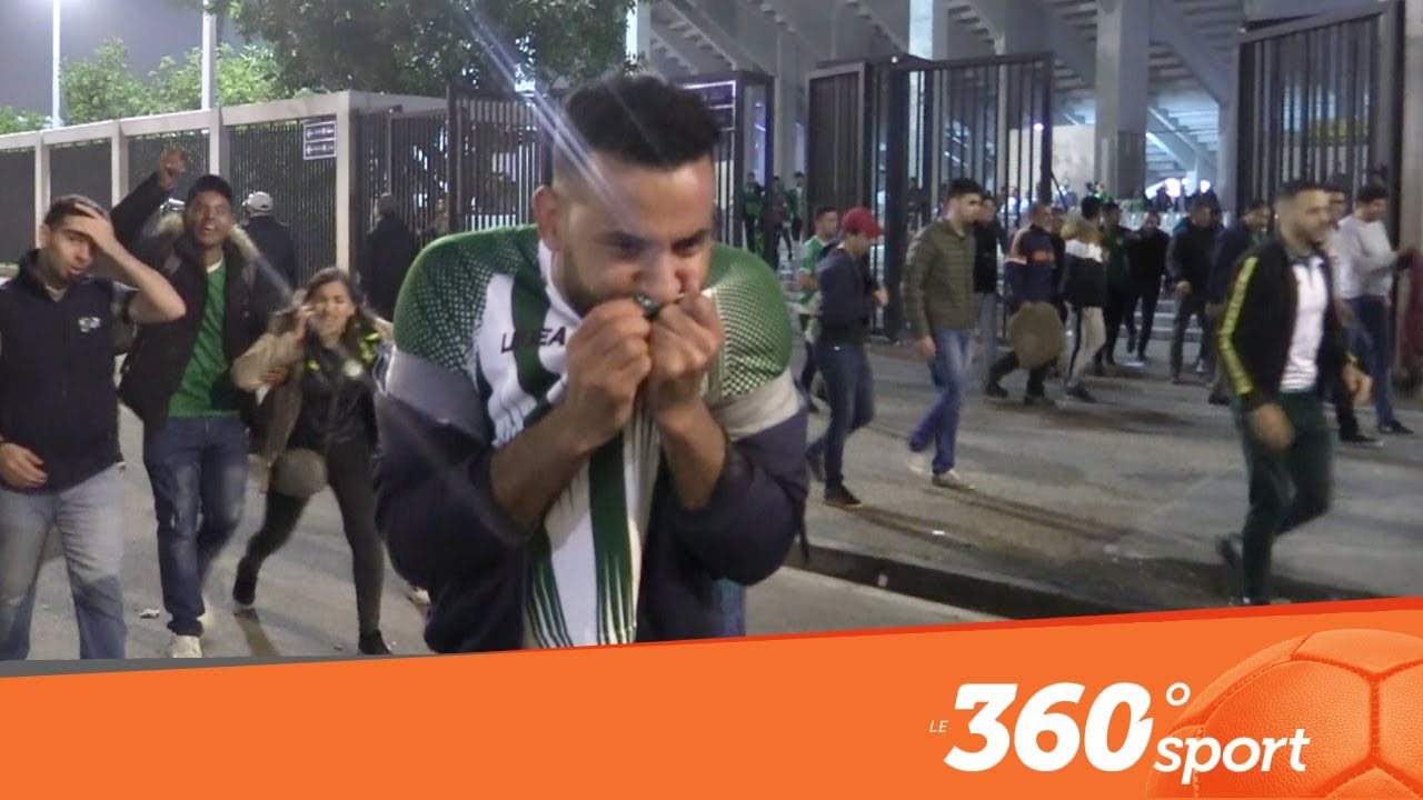 Le360.ma • .فرحة هستيرية لجماهير الرجاء بعد الفوز ضد الوداد