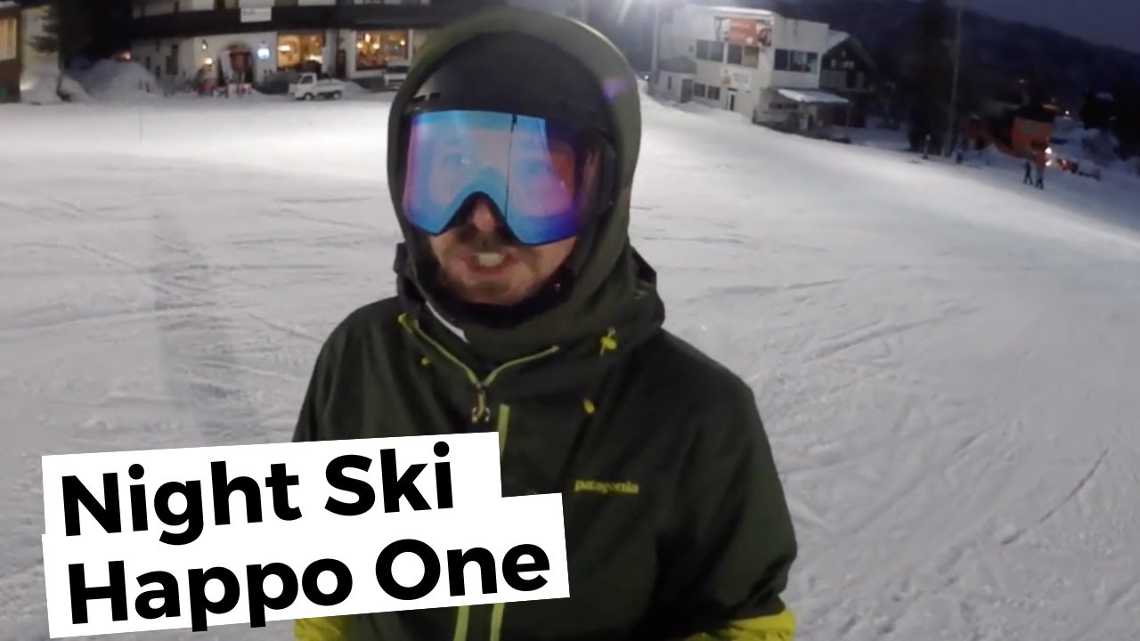 Night Skiing At Hakuba Happo One