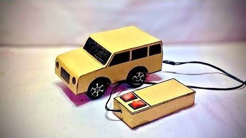 How to make a remote control without dc motor RC car 