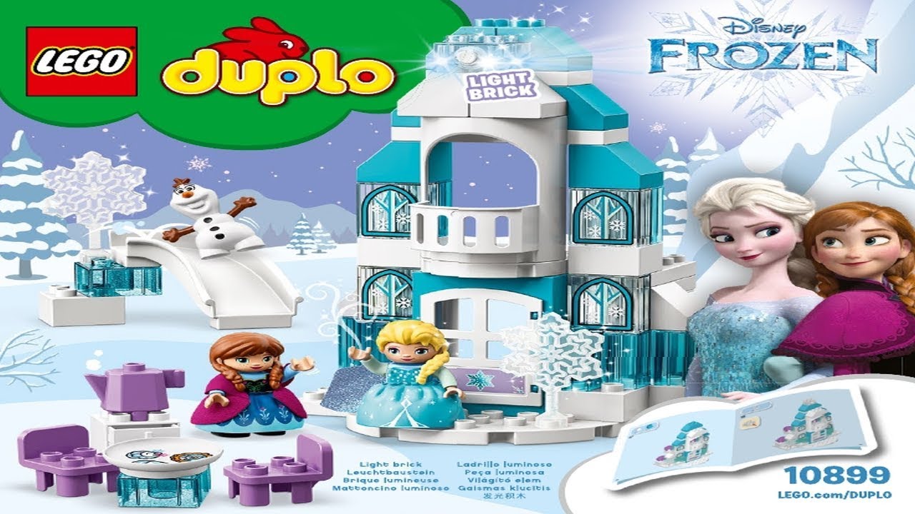 LEGO instructions - DUPLO - Disney Princess - 10899 - Frozen Ice Castle -  YouTube