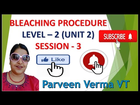 BLEACH PROCESS UNIT 2 SESSION 3 (LEVEL 2) - YouTube