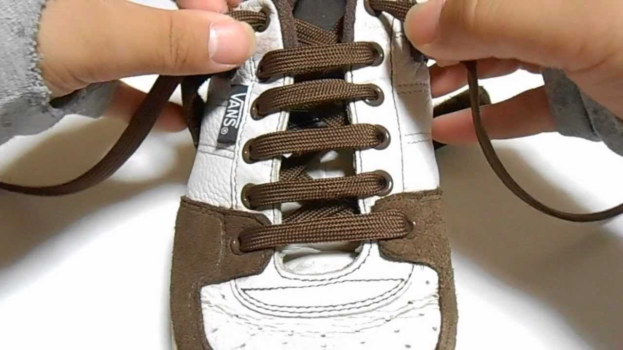 靴紐の結び方 パラレル Shoe Lacing Methods Parallel Straight Youtube