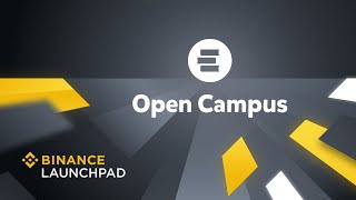 Open Campus (EDU) - новый проект на Binance Launchpad