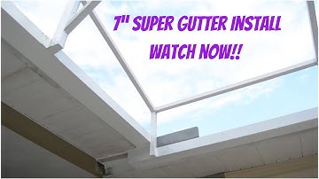 7” Super Gutter Replacement & Pressure Cleaning Pool Enclosure Overview